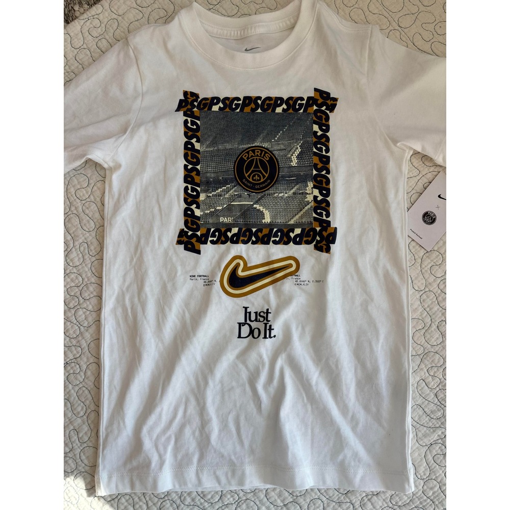 Nike Boys Paris Saint-Germain Soccer‎ T-Shirt Size Medium